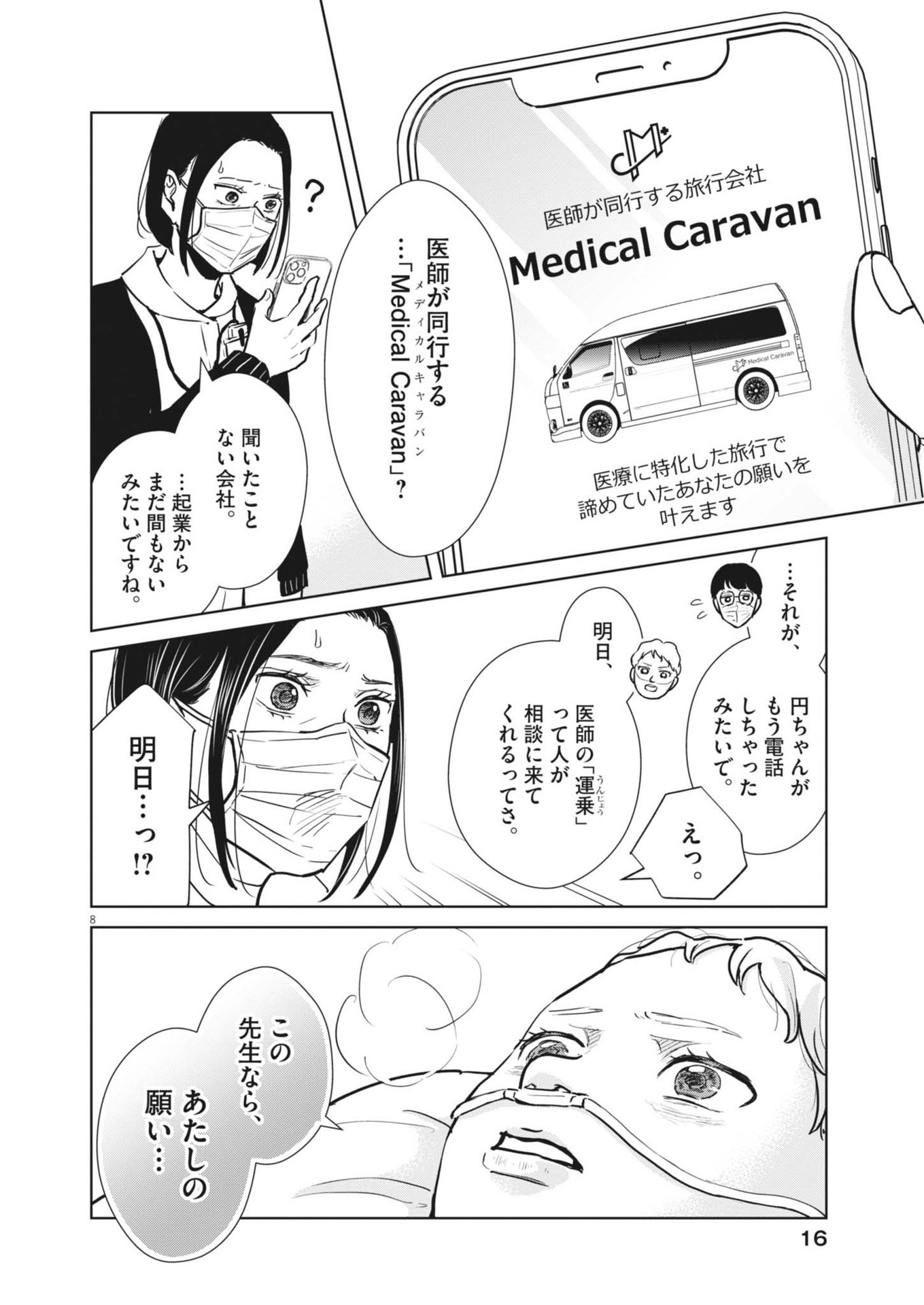 ディグニティ －旅行医の処方箋－ 1話 - Page 8