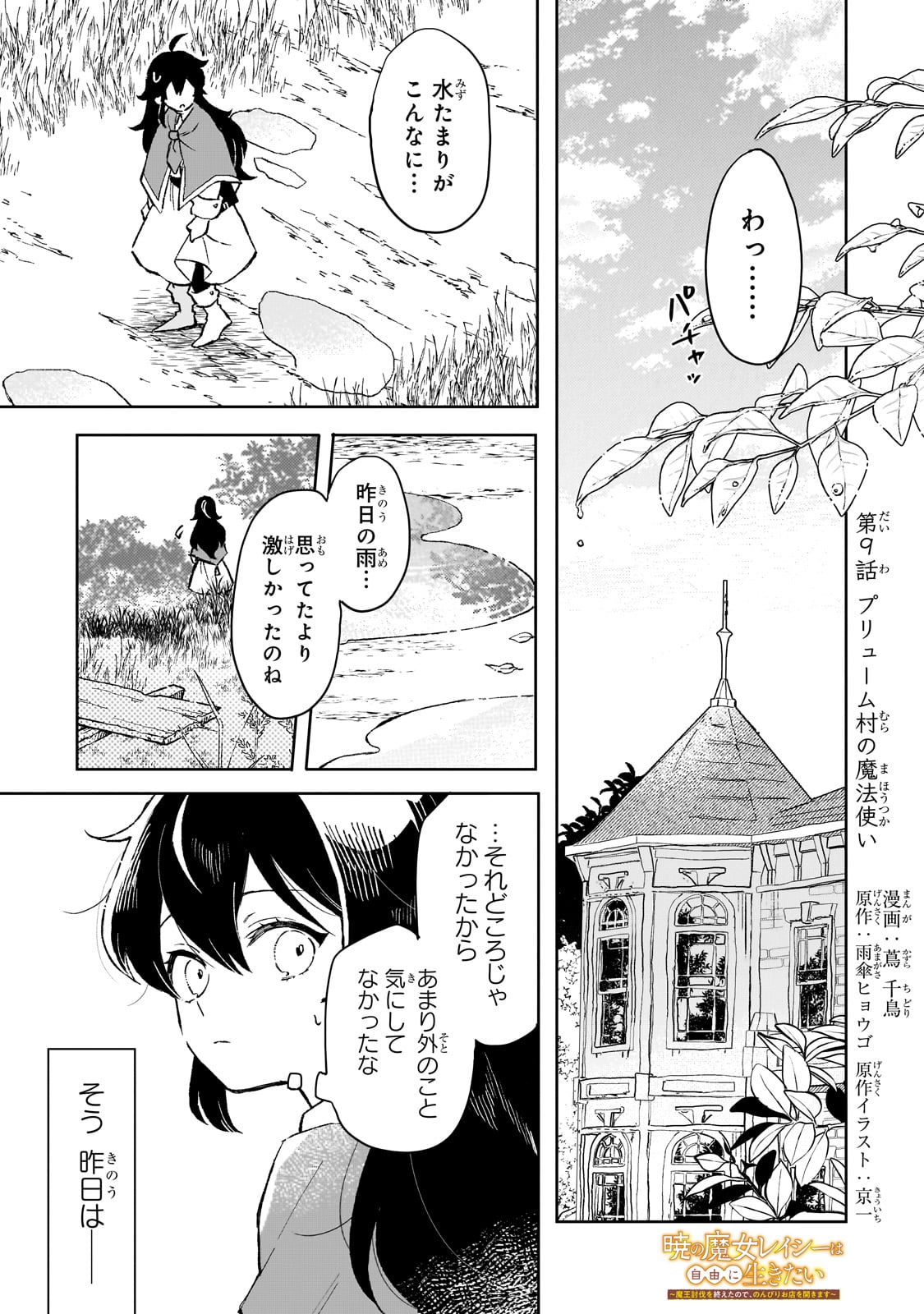 暁の魔女レイシーは自由に生きたい～魔王討伐を終えたので、のんびりお店を開きます～ 9話 - Page 1